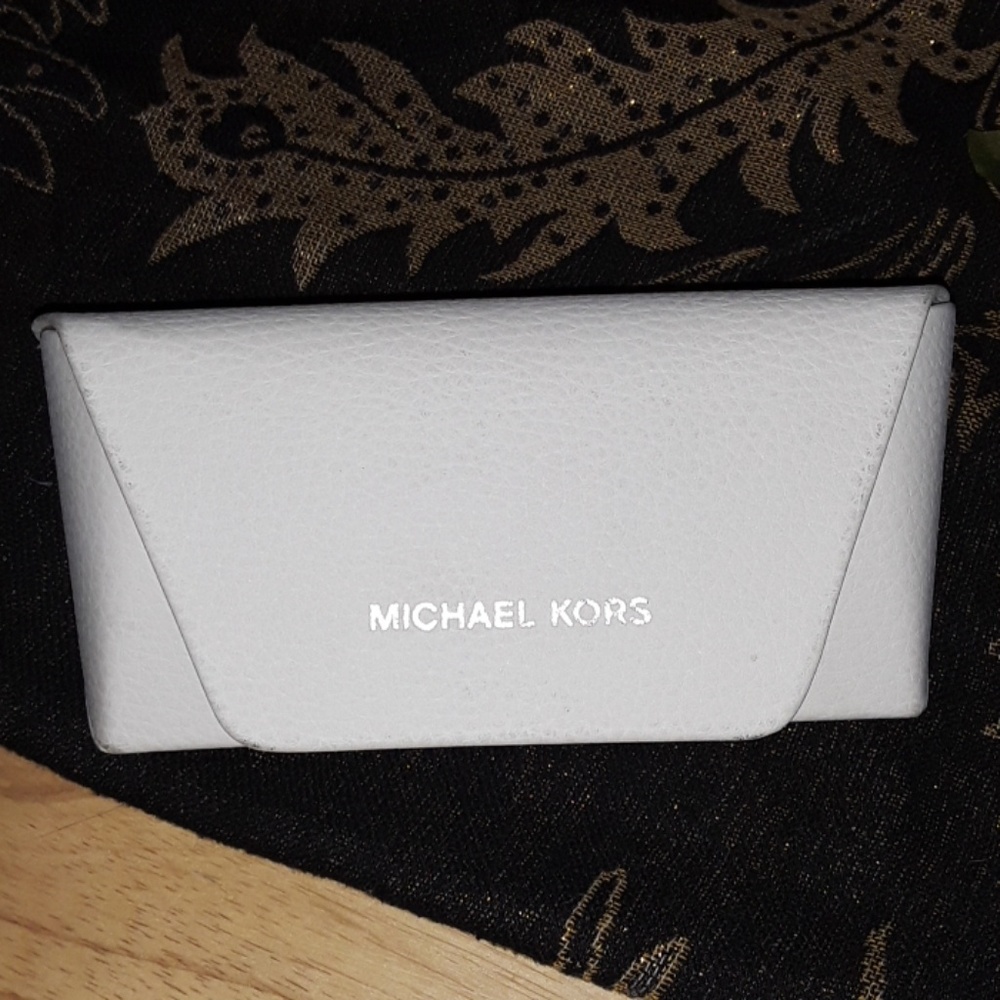 Michael Kors sunglass/eyeglass case. Cloth include